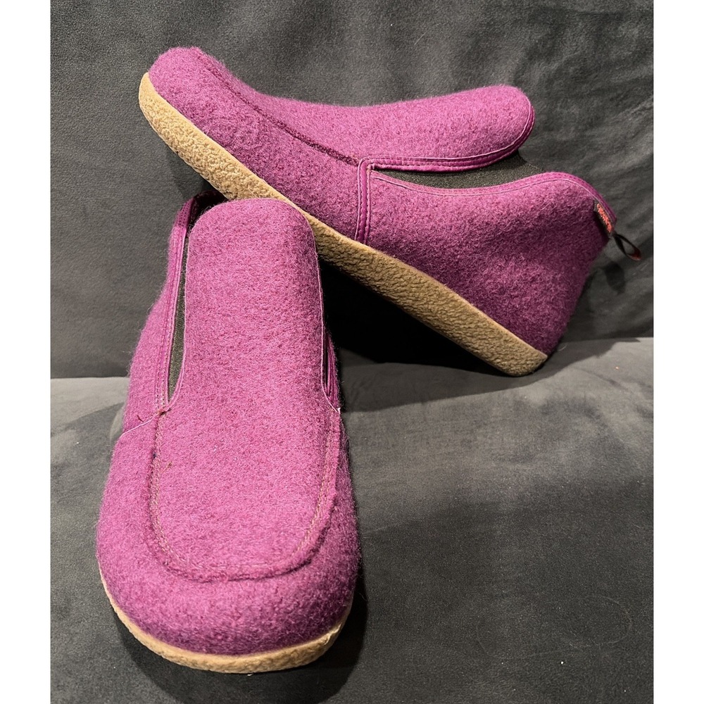Giesswein Purple Innsbruck Wool Slippers/Loafers Sz 41 - Maximalist ~  Kidcore